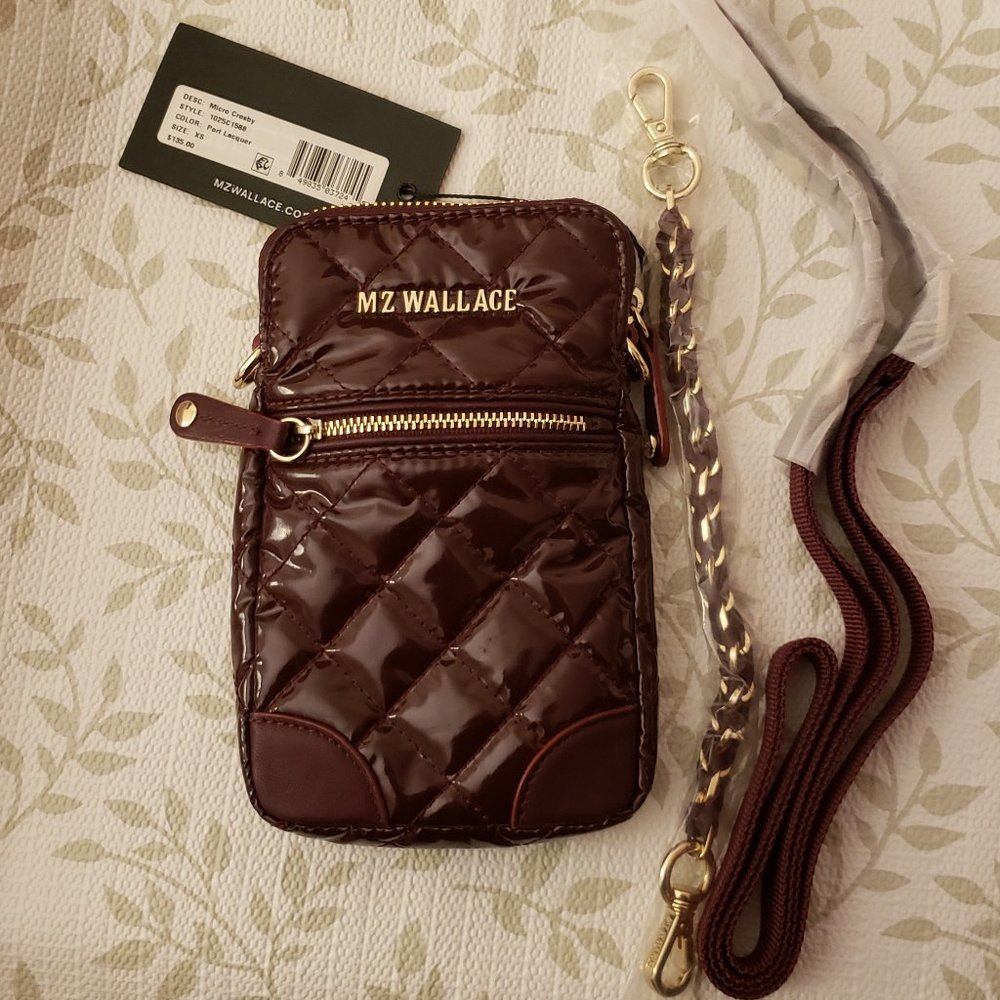 ✧Never Used✧ MZ Wallace Micro Crosby Port Lacquer